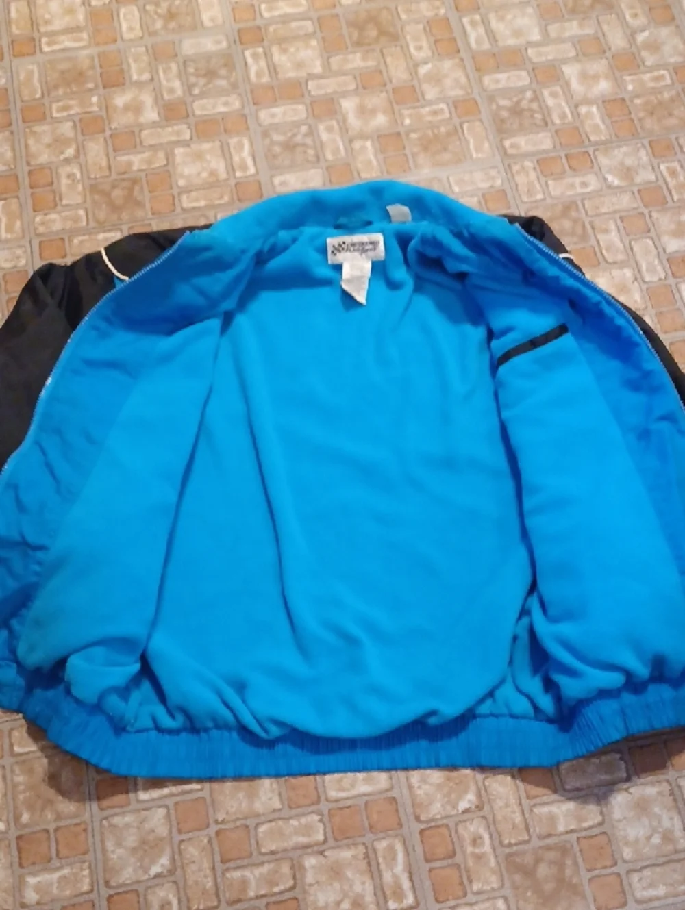 Pfizer Racing Team Blue and Black Zip Jacket Vinage Nascar Mark Martin